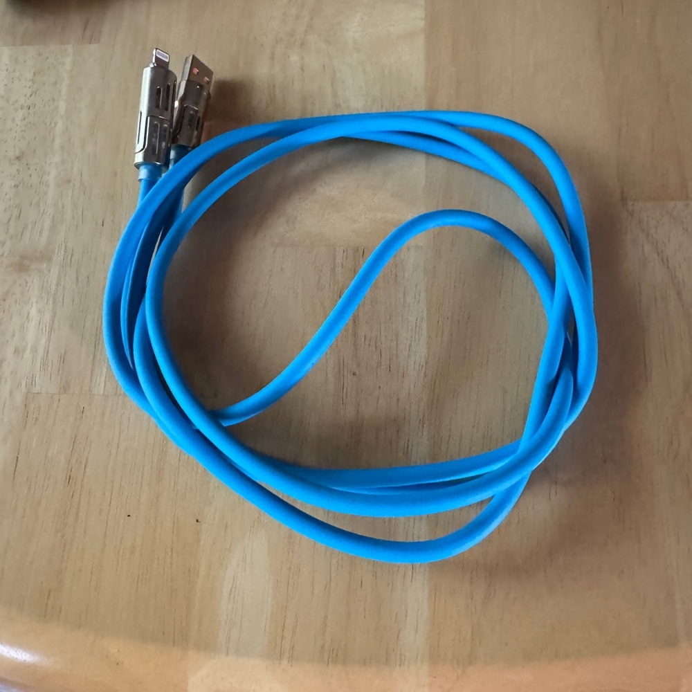 Blue USB Charging Cable